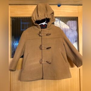 Andrew Todd Baby Kids Wool Peacoat Coat Brown Size 3T Months Plaid Vintage